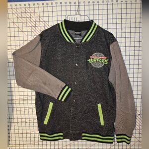 Nickelodeon Teenage Mutant Ninja Turtles Varsity Jacket, TMNT, Size M